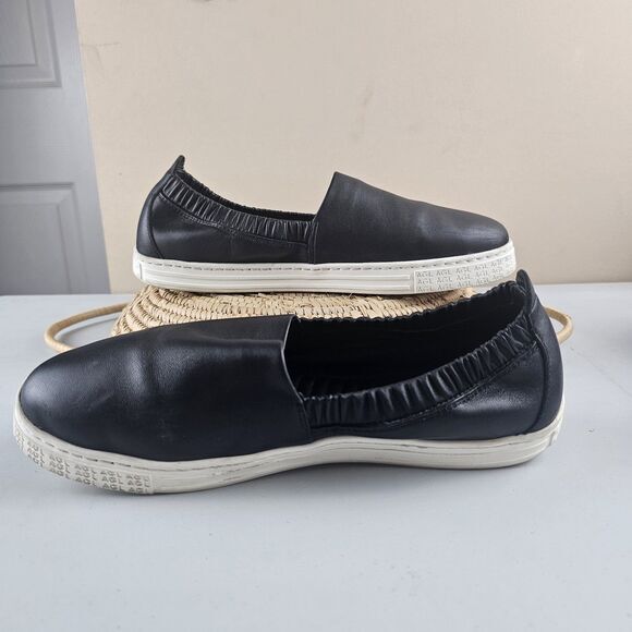 AGL ATTILIO GIUSTI LEOMBRUNI  Suzie Slip On sneakers Black Sz US 8.5 Retail $399 - Picture 7 of 12